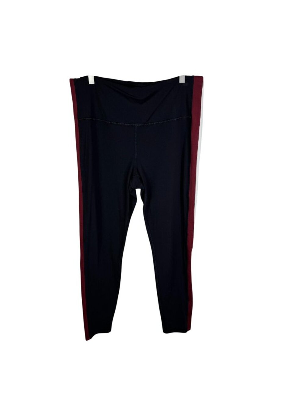 Athleta Super Highrise Elation Sport Stripe Tight Cropped Leggings, Size XL
